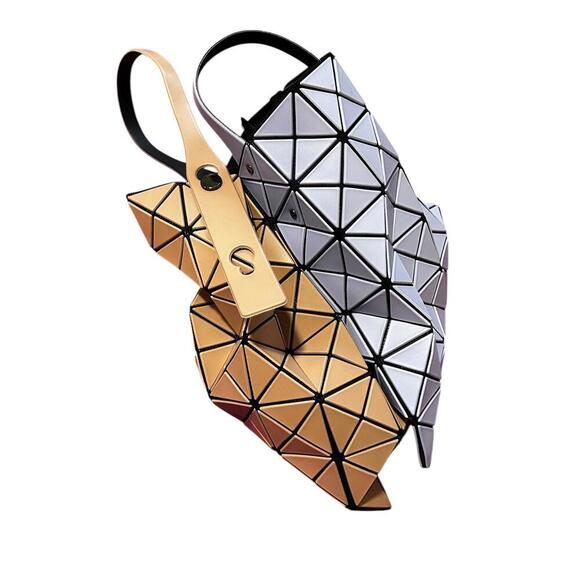 Bao Bao Issey Miyake Inspired Prism Bi-Color Tote Bag - Picture 1 of 4